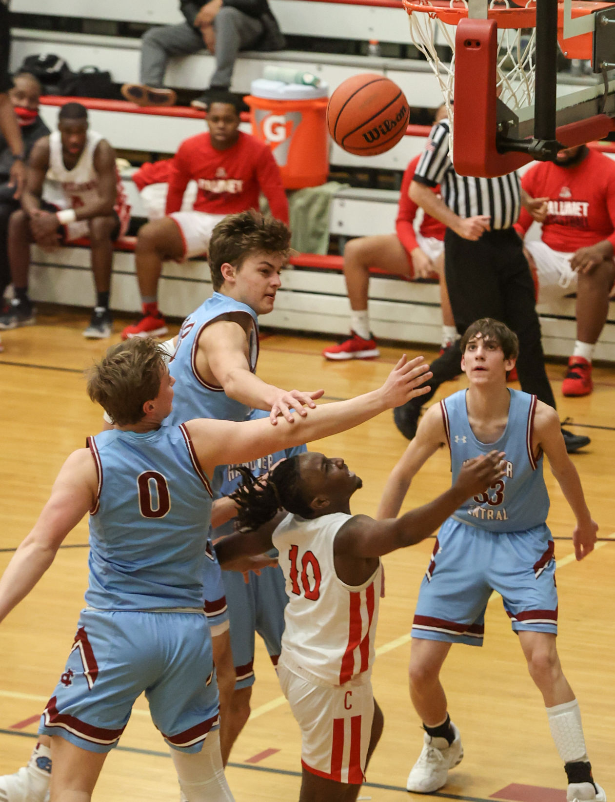 Hanover Central vs Calumet boys basketball